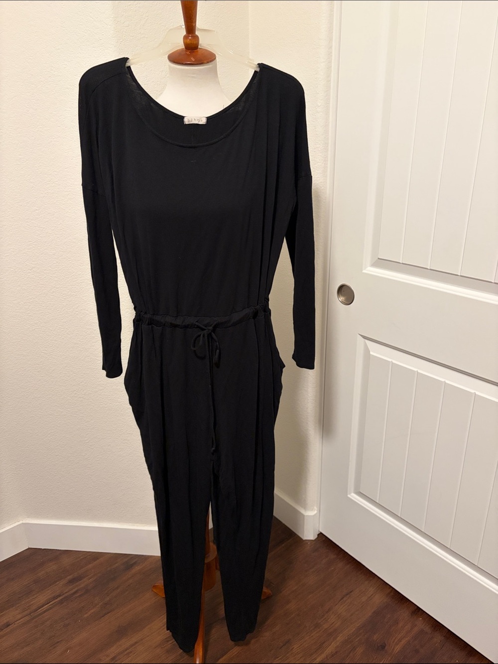 Black Bohme Women's Long Sleeve Jumpsuit - Classic Everyday Style